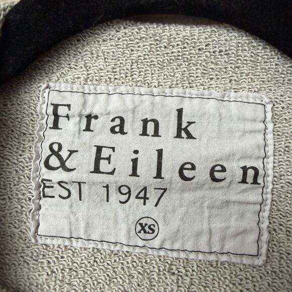 Frank & Eileen Funnel Neck Capelet Sweatshirt in Moss Size XS - Picture 4 of 6